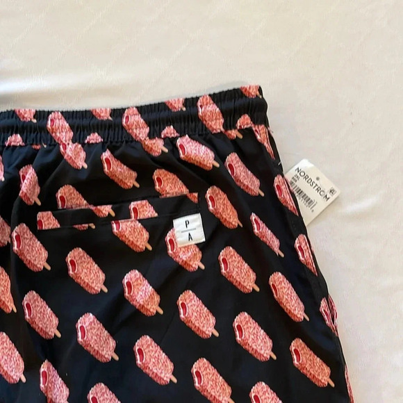 Public Art Men’s‎ Ice Cream Print Swim Trunks mesh Lined XXL 2XL NWT - Picture 9 of 9